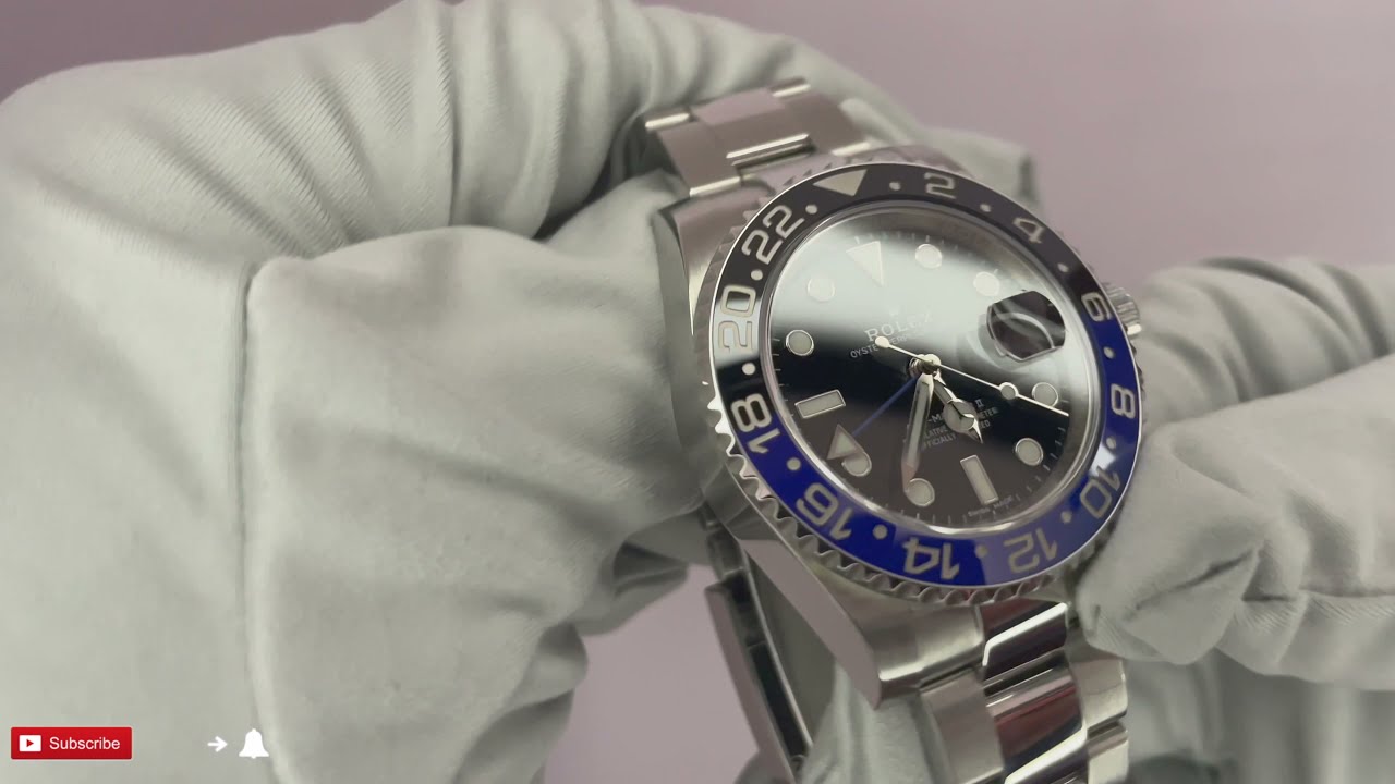 Rolex GMT-Master II 116710BLNR Batman men's watch 2017