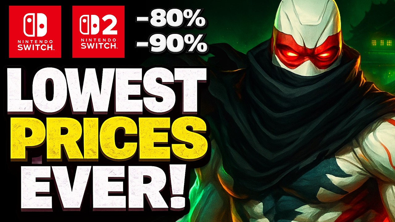 У Nintendo СЕЙЧАС отличные скидки до 90% на игры дешевле $5!