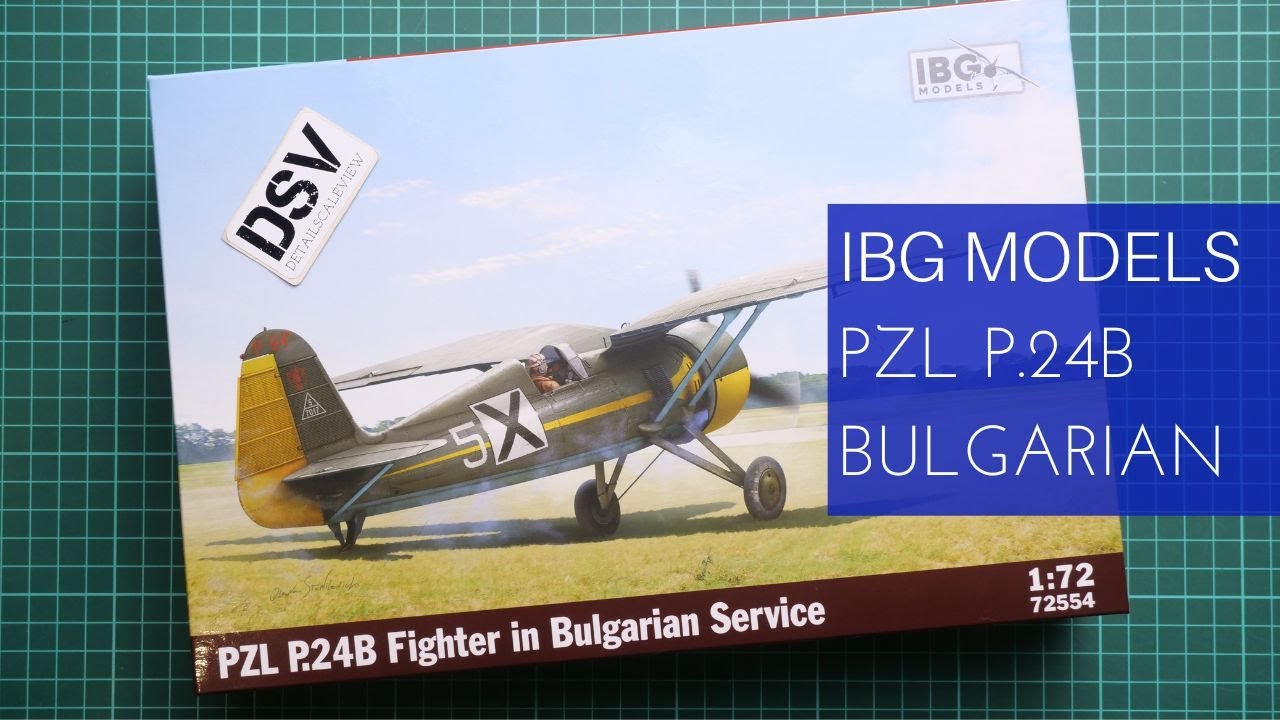 IBG Models 1/72 PZL P.24B Fighter in Bulgarian Service (72554) Review