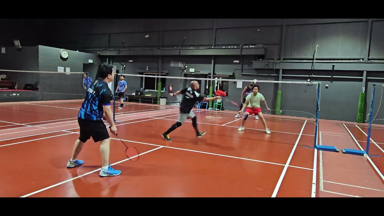 Badminton queing 2- Jan.16 2026 #badminton #subscribers #highlights 