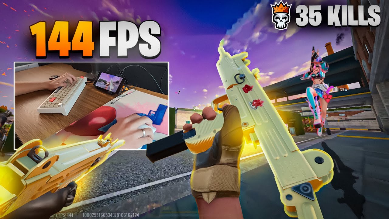 FIZ RECORDE COM 35 KILLS NO MOBILADOR BLOOD STRIKE HANDCAM 144HZ!
