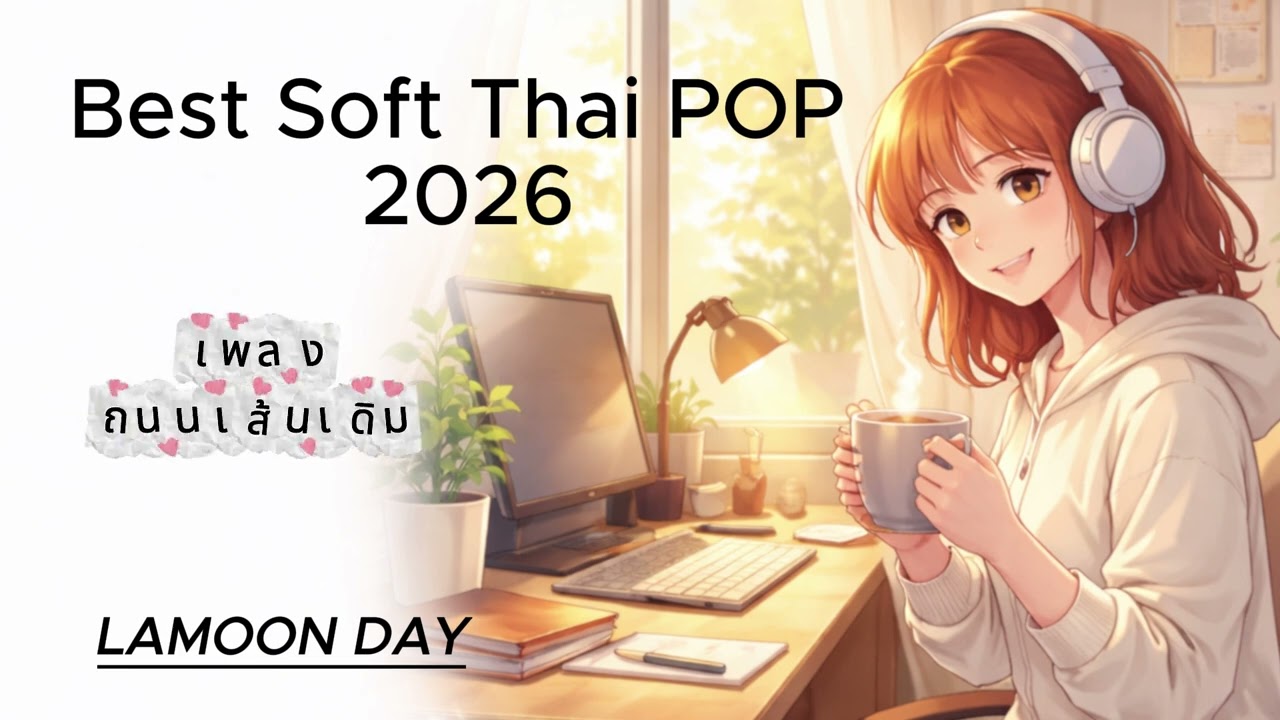 เพลงฟังสบายตอนทำงาน Morning Blue Mix เพลงPop เบา ๆอ่านหนังสือ Soft Thai Pop 2026 คาเฟ่ ออฟฟิศ ขับรถ