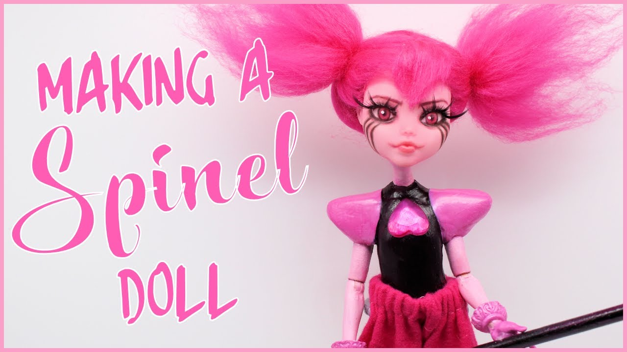Making a SPINEL Doll! Steven Universe OOAK Custom Doll Repaint
