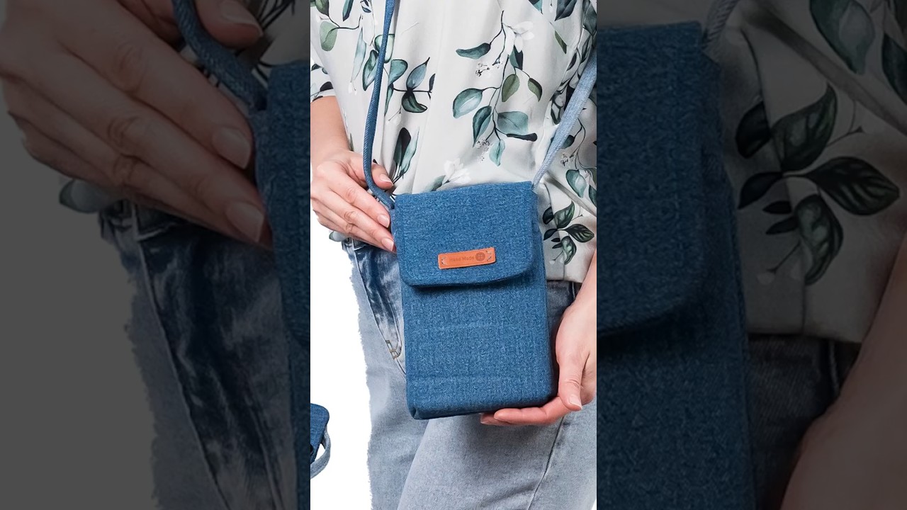 Easy phone bag sewing tutorial! Miarti👜✂️