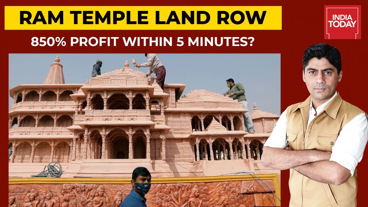 Ram Temple Land Row: 850 Per Cent Profit Within 5 Minutes? | Panelists Debate On India First