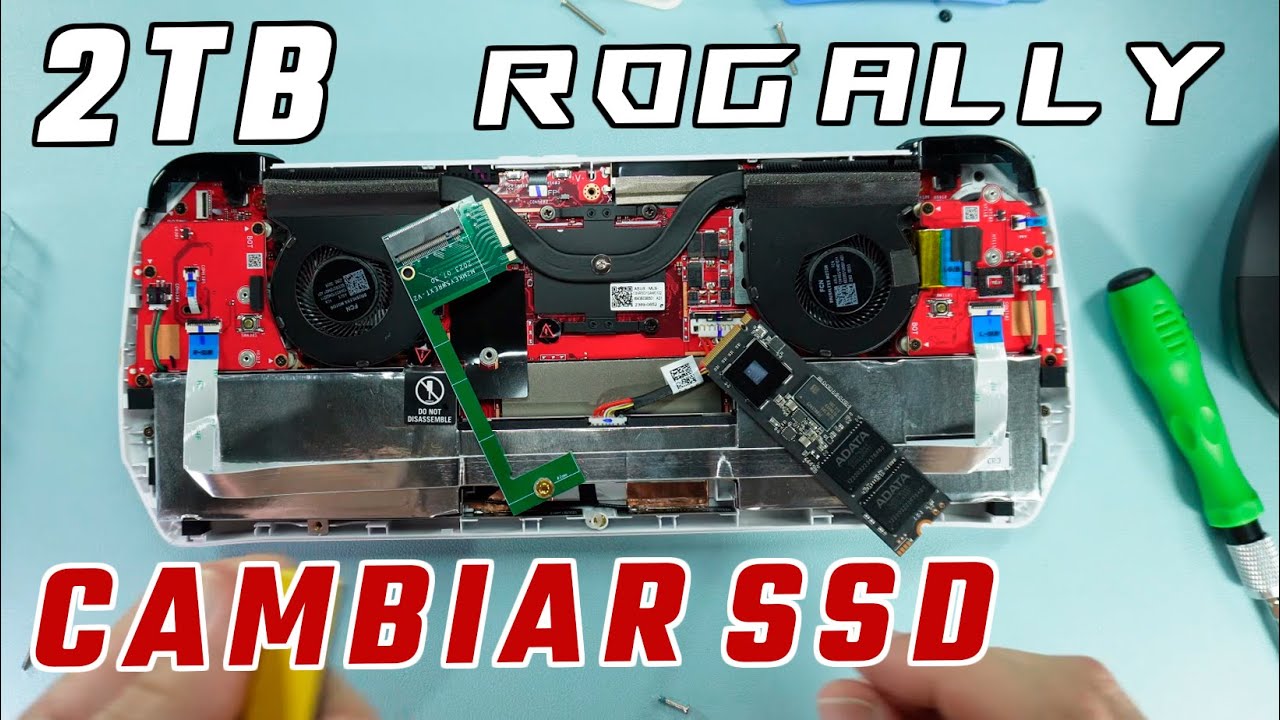 ROG ALLY más almacenamiento a menor costo de 512 GB a 2 TB