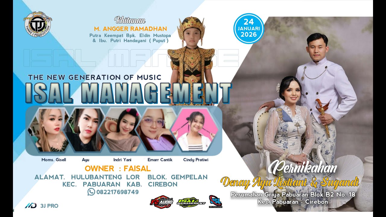 🔴Live Streaming ISAL MANAGEMANT PIMP A FAISAL Hari Sabtu 24 Januari 2026