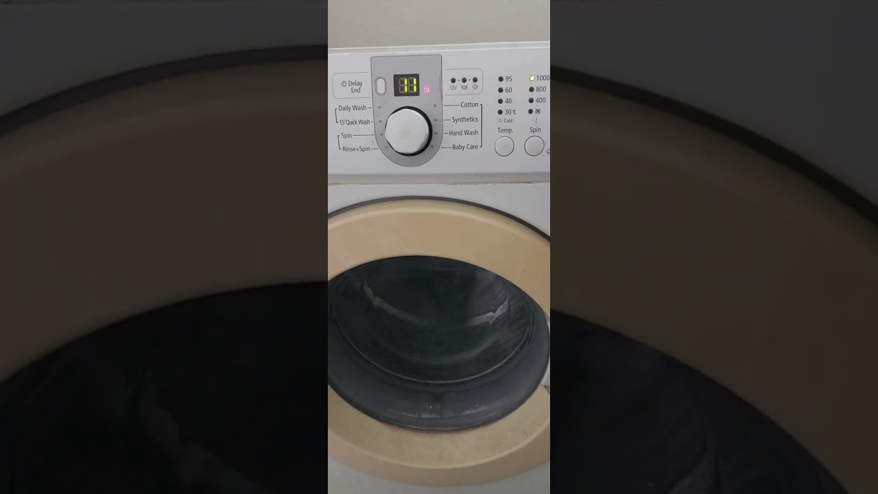 Washing Machine Repair Completed 