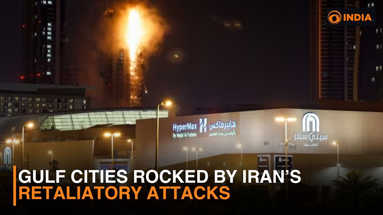 Iran Launches Retaliatory Strikes Across Gulf States & more news | DD India Live | 5 PM IST