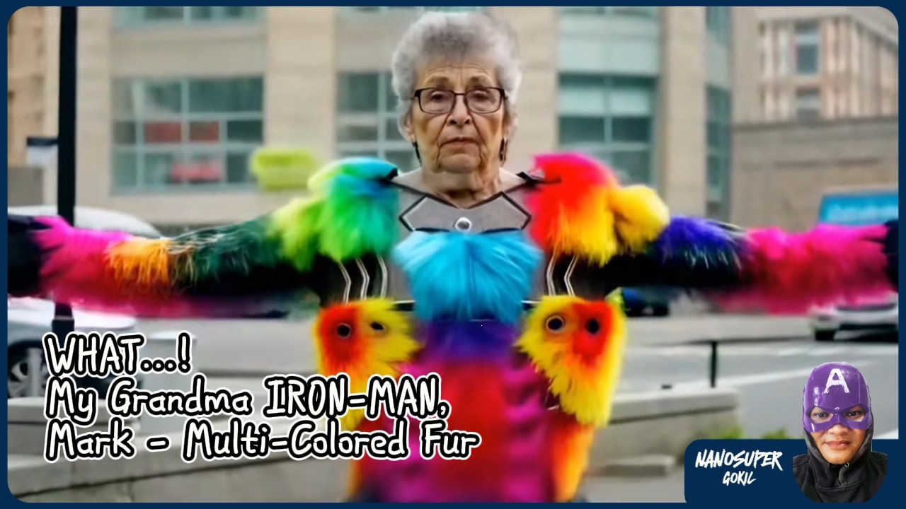 WHAT...! My Grandma 👵 IRON-MAN, Mark &ndash; Multi-colored Fur 🎨