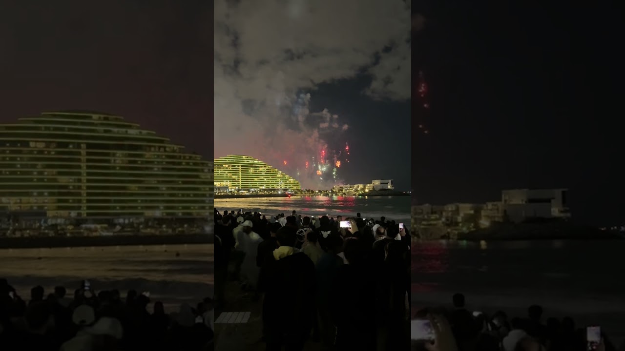 Dubai fire work 2026 