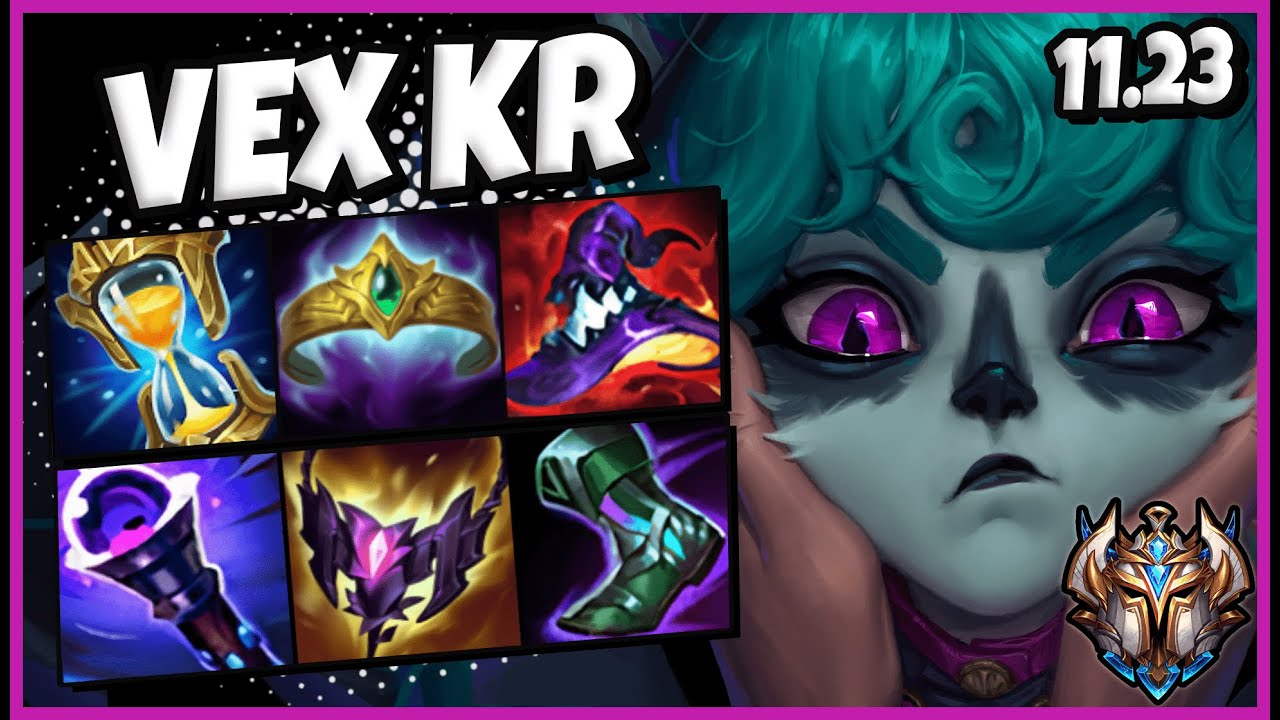 Vex MID vs Zoe | Korea Challenger Patch 11.23 | Pre Season 12