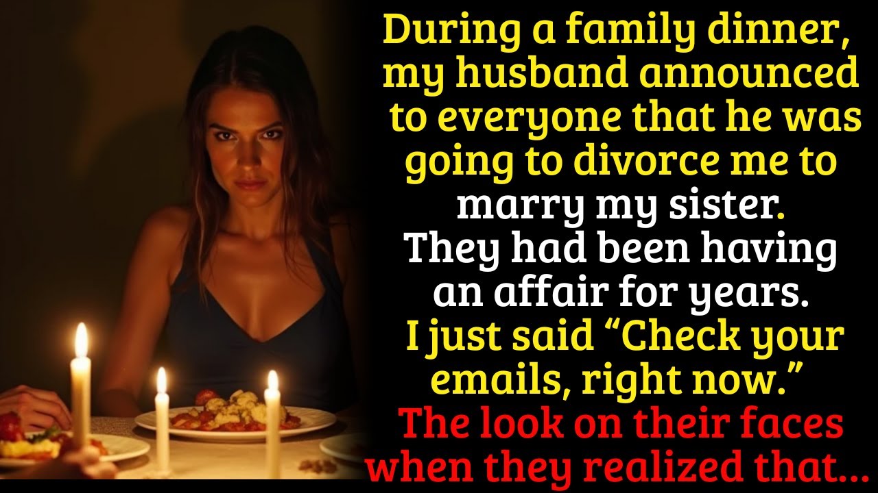 My Husband Announced His Divorce to Marry My Sister — I Told Them to Check Their Emails