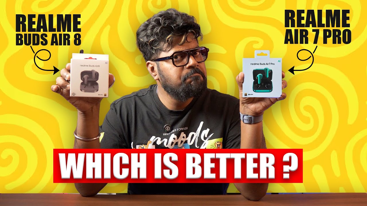 Realme Buds Air 8 VS Realme Buds Air 7 Pro ⚡ Full Comparison 🔥 #flipkart #realme