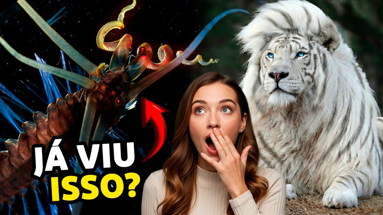 15 Animais MAIS RAROS Já Registrados por Câmeras