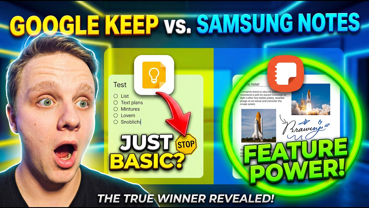 Samsung Notes против Google Keep — что лучше в 2025 году?
