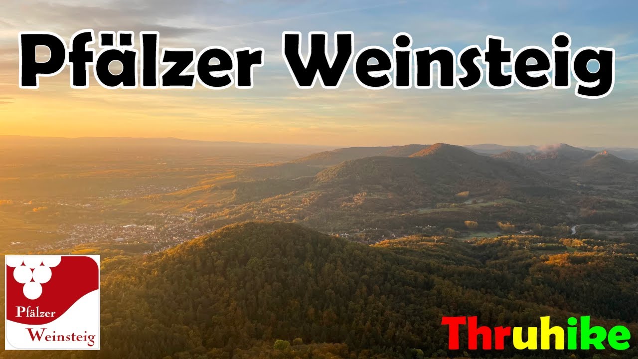 Pfälzer Weinsteig 5-Tages Wanderung #wandernindeutschland #pfälzerwald #thruhike