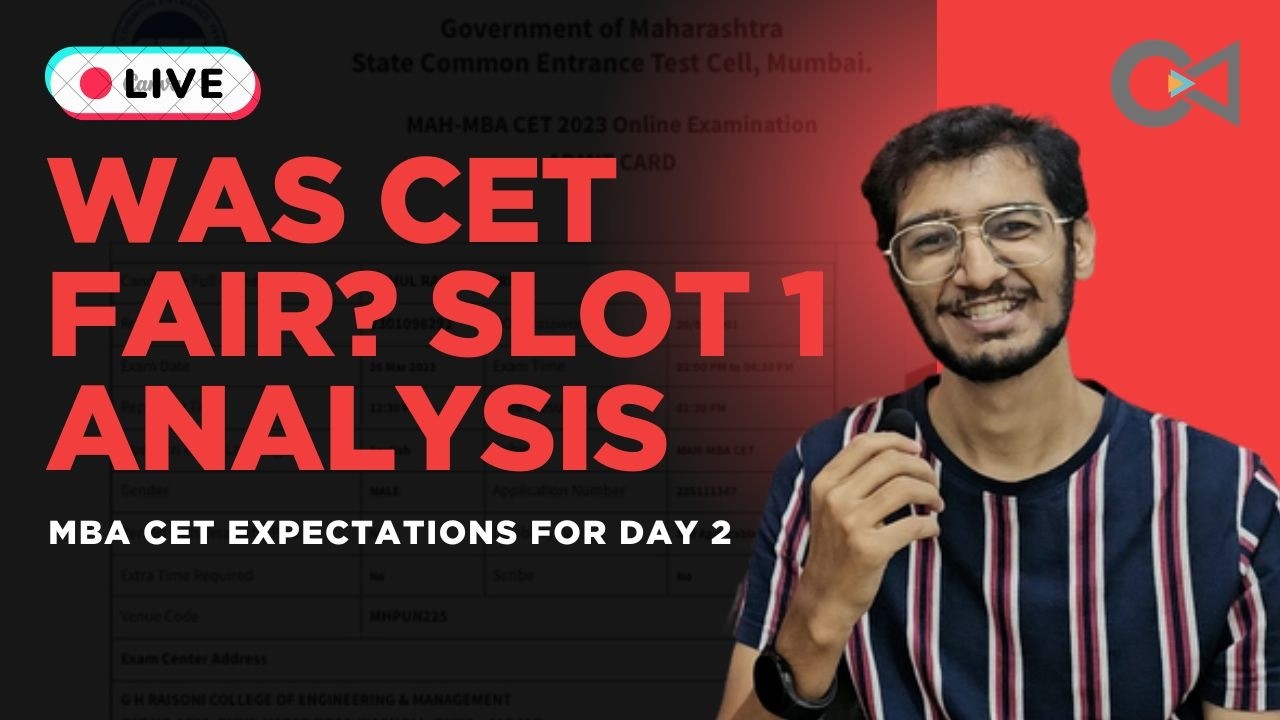 MBA CET 2026 Slot 1 Analysis  | Don&rsquo;t Miss This | Crack Every Test
