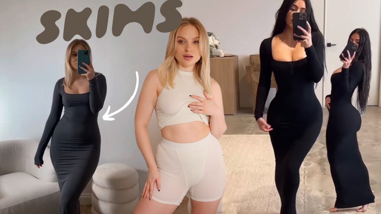 MODELUJĄCA SUKIENKA I IDEALNE BODY?! WYDAŁAM 4000 ZŁ NA UBRANIA SKIMS OD KIM KARDSHIAN