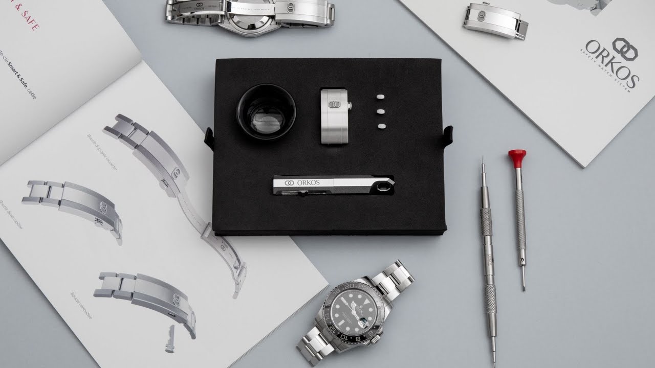 WATCHLOCK&reg; Unique luxury safety watch clasp by ORKOS.