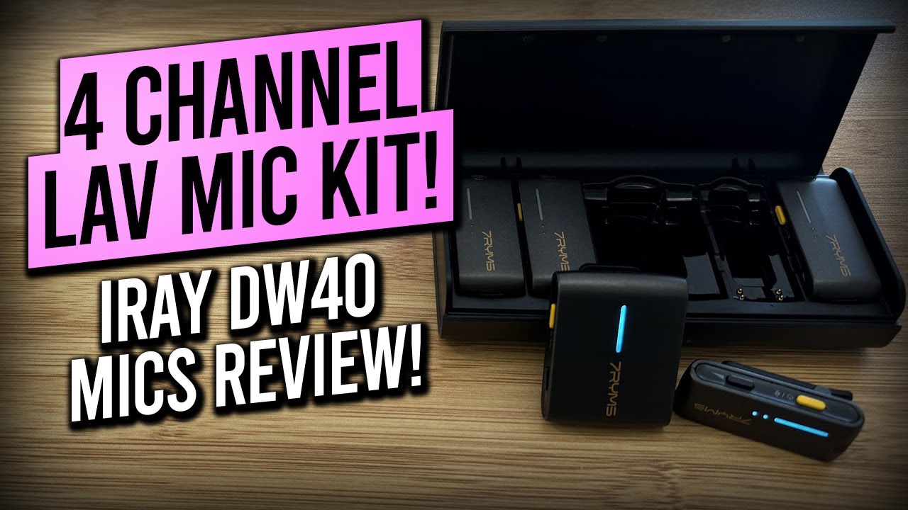 4 Wireless Lav Mics & Receiver Under $160? 7RYMS iRay DW40 4-Chan Review