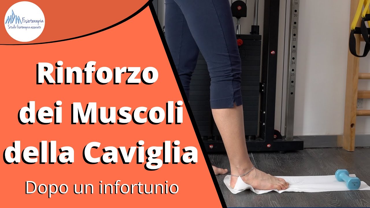 Rinforzo dei muscoli per la caviglia dopo Infortunio
