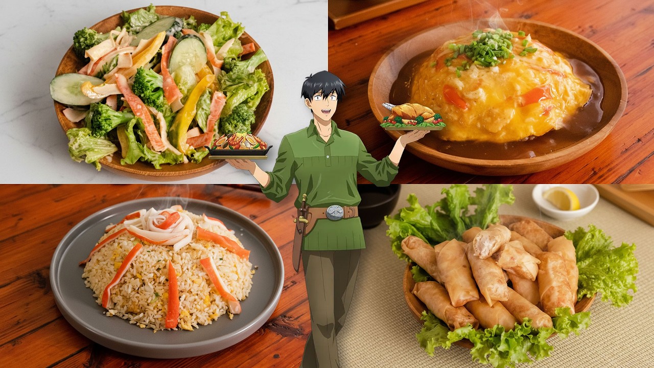 10 HOURS of ASMR Campfire Cooking in Another World Season 2 (Part 1) | Anime Food in Real Life