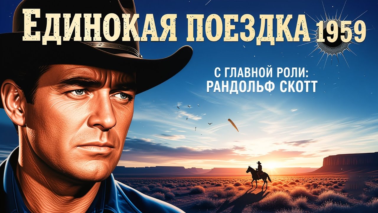 Рэндольф Скотт | Одинокая поездка 1959 русский дубляж смотреть!