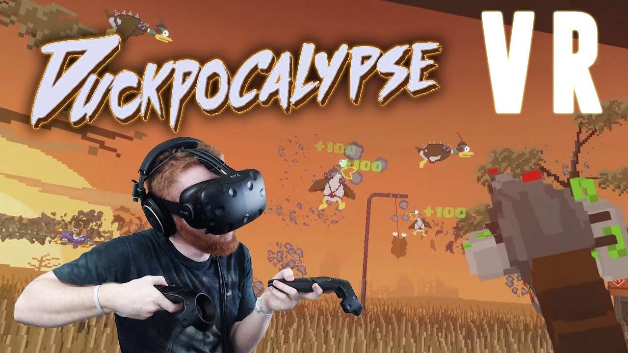 Duckpocalypse: VR post-apocalyptic Duck Hunt gameplay on HTC Vive