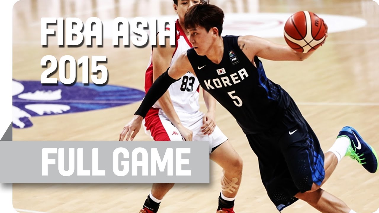 Singapore v Korea - Group C - Full Game - 2015 FIBA Asia Championship