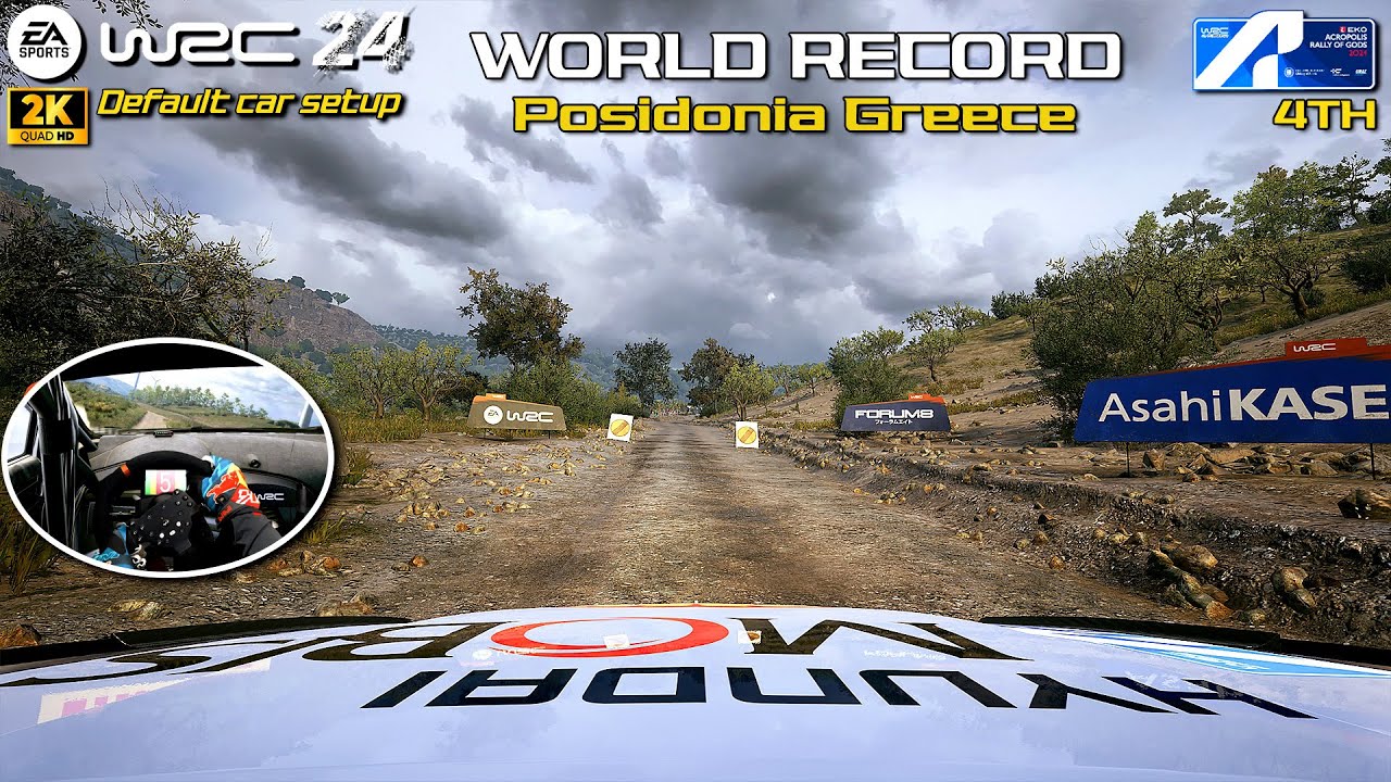 EA SPORTS WRC 24 | Posidonia Greece Hyundai i20 N Rally 1 2024 - WORLDRECORD 2nd | PXN V10
