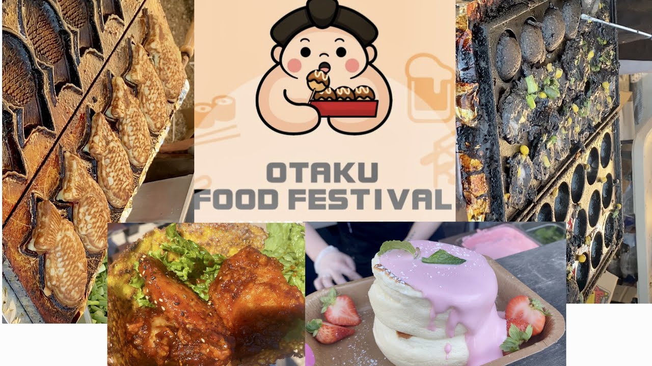 Otaku Food Festival | Houston Tx| Food Wars Karaage Wrap, Japanese/Souffle Pancakes, Takoyaki & More