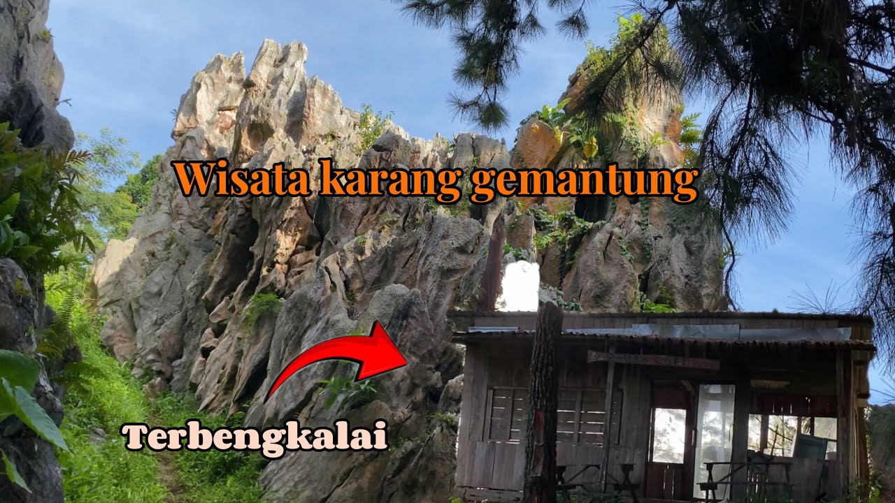 Wisata karanggemantung kini terbengkalai