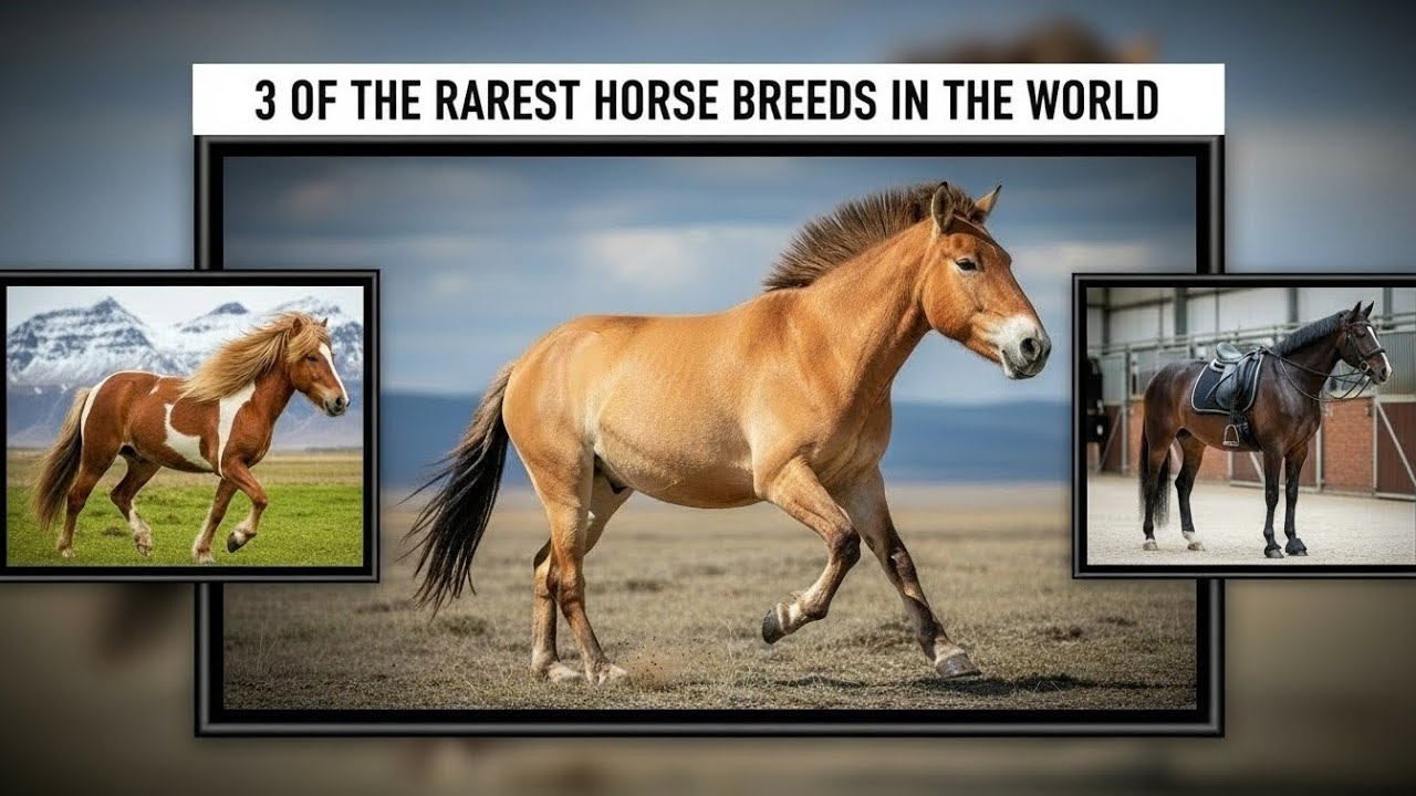 3 of the Rarest Horse Breeds in the World