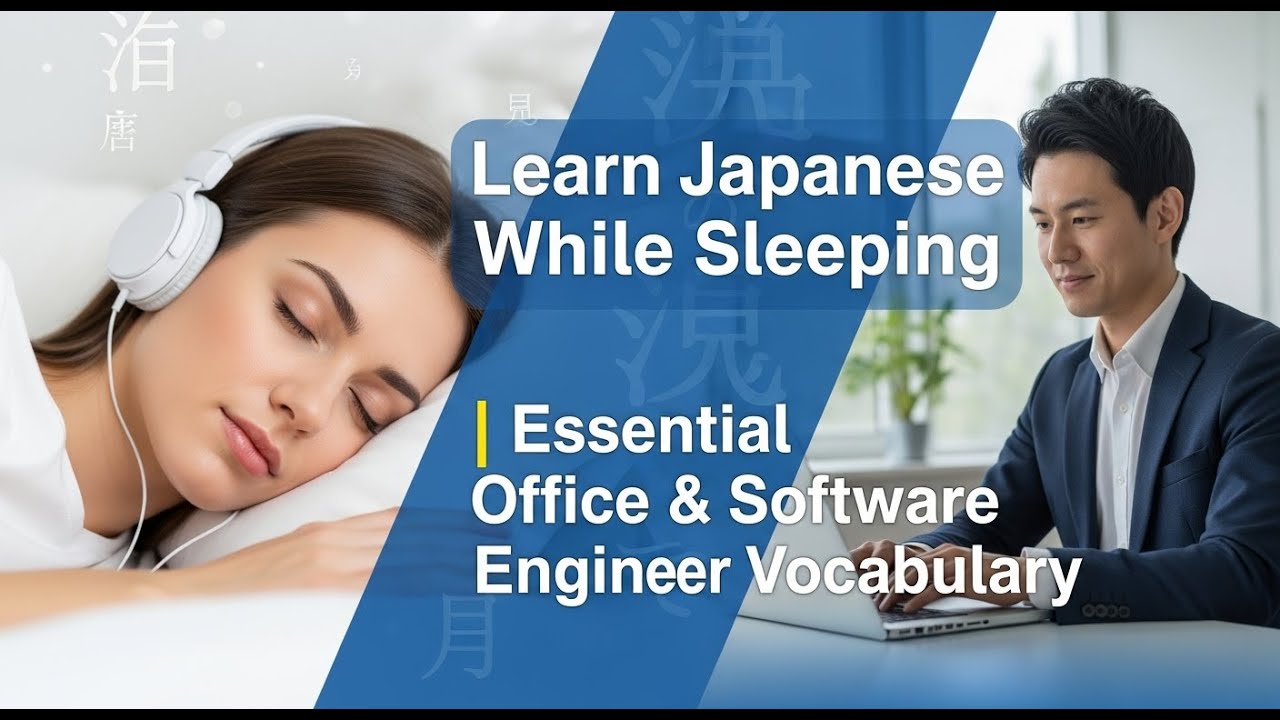 Learn Japanese Phrases While You Sleep – Essential Office & Software Engineer all basic phrases