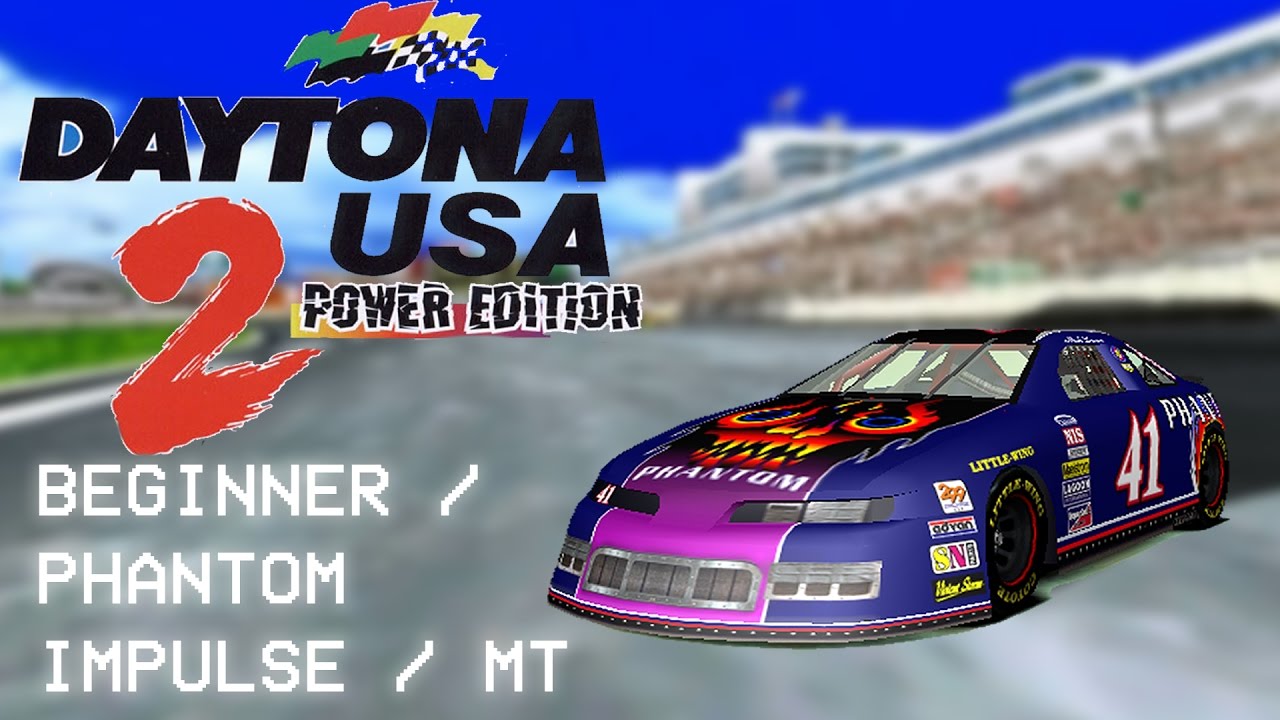 Daytona USA 2: Power Edition | Beginner Course with Manual Transmission | Full HD