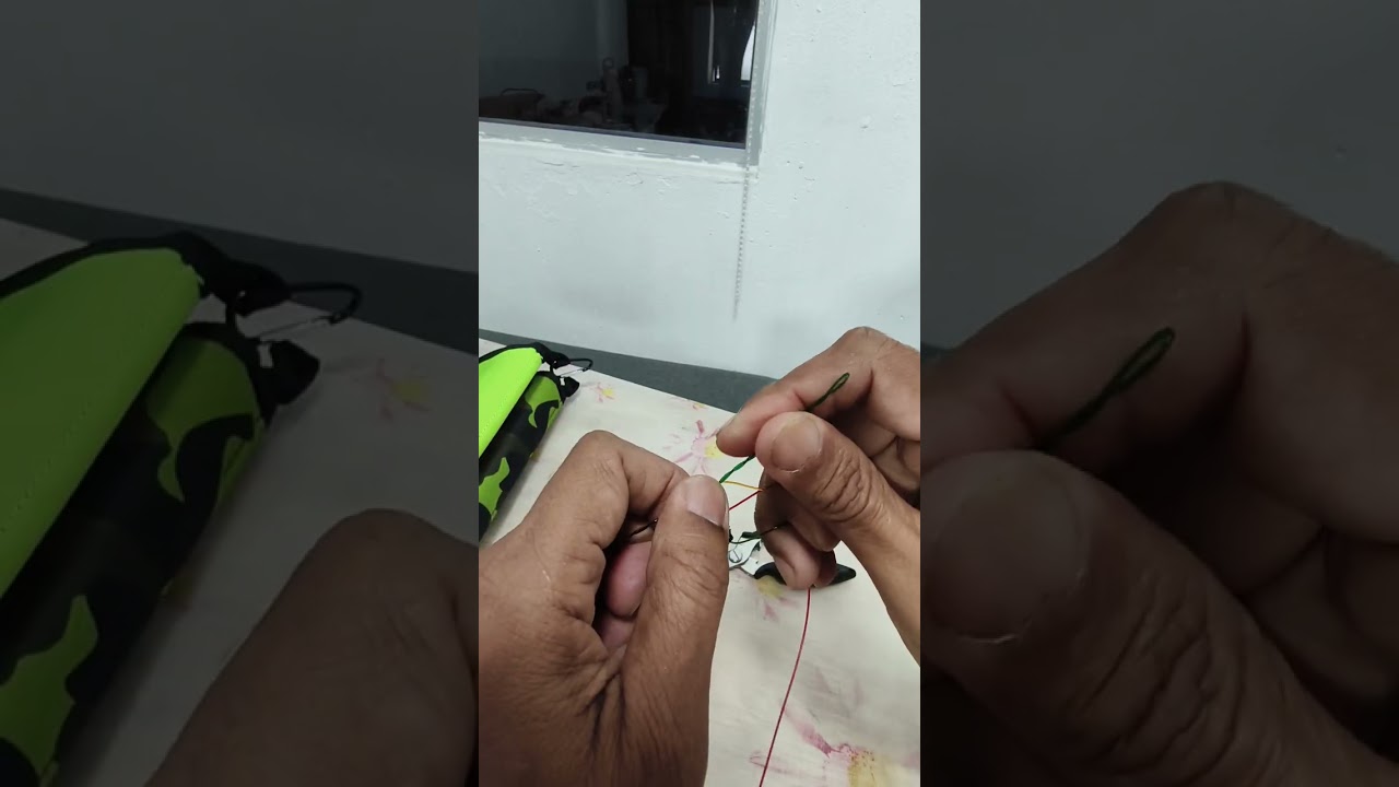 Tutorial membuat perambut 4 mata kail .Ikan target (Gelama ,Tetanda,Tetuka,Daun baru.)