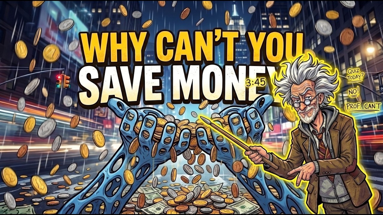 The hidden reason you can't save money. Professor Can't explains the Psychological dilemma