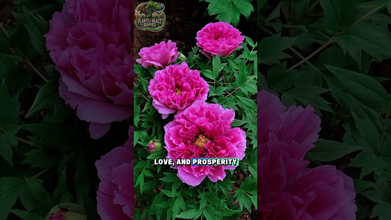 The Royal Flower That Symbolizes Prosperity! #facts #wildlife #flowers #peony #plants #shorts