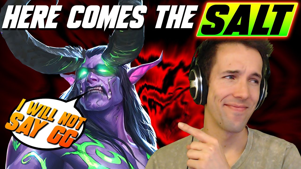 This guy was VERY ANGRY at Grubby... - Here comes the SALT! - WC3