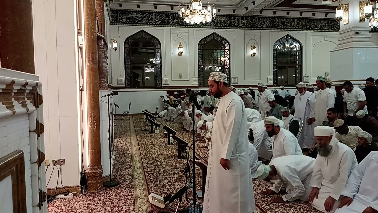 جامع الشيخ محمد بن عميرالهنائي|  ليلة ١رمضان|علي الزكواني وأبو أنس فرصوص|دعاء محمود العويدي