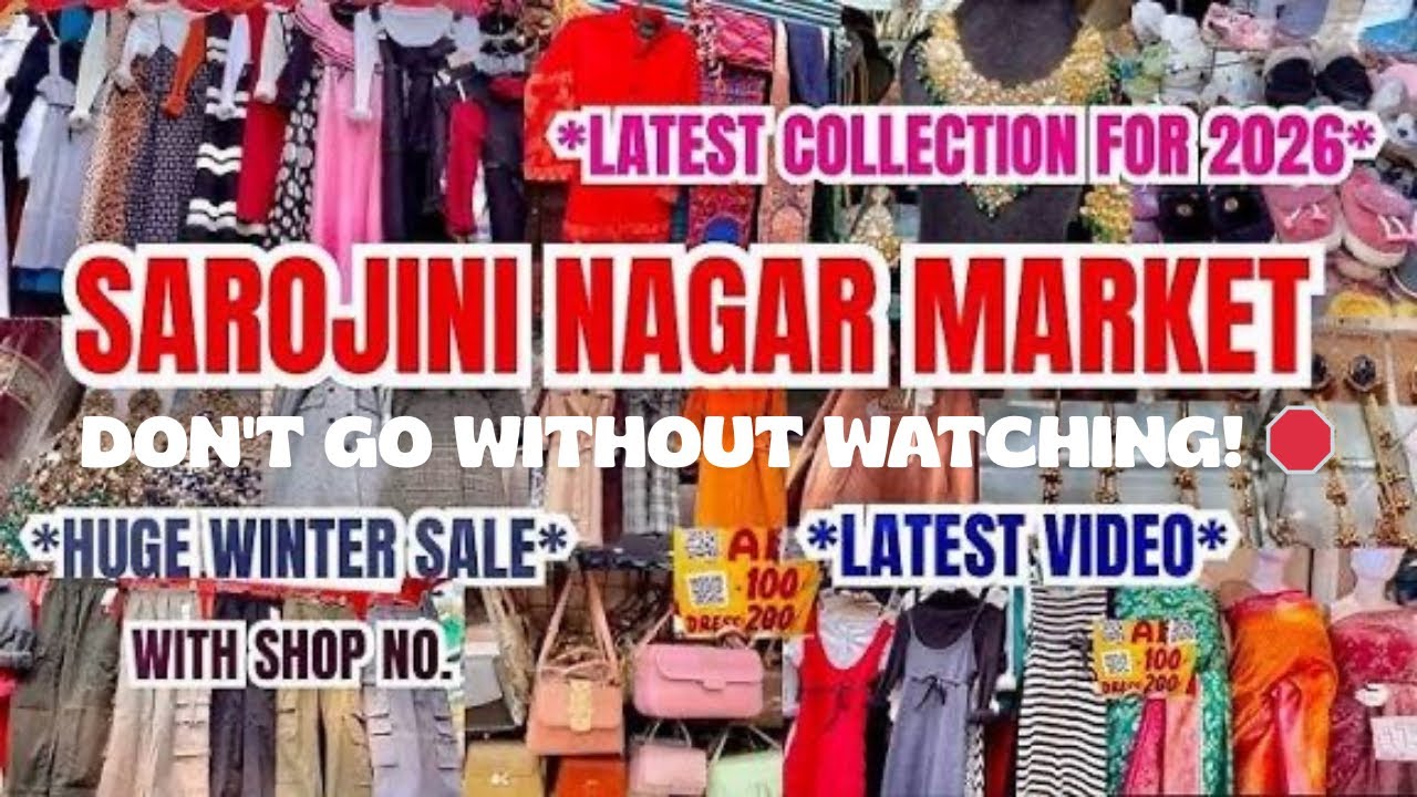 Sarojini Nagar Winter 2026: WATCH BEFORE YOU GO! ❄️