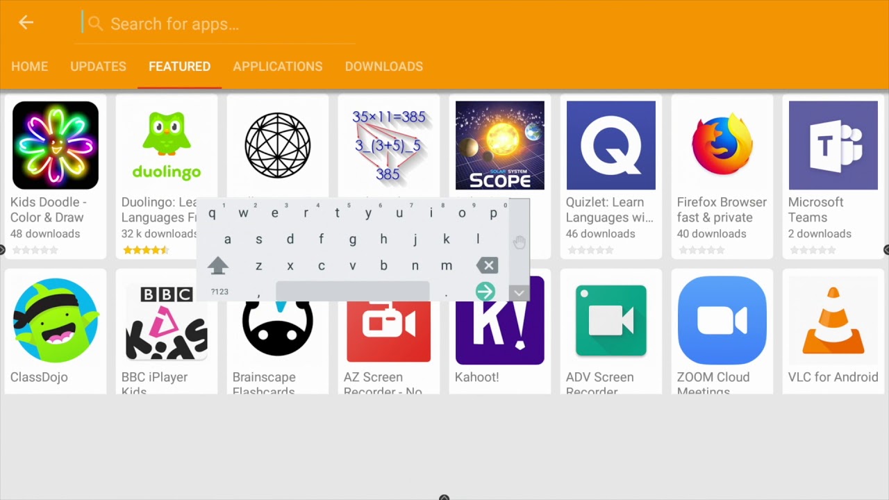 Installing Apps from the Promethean Store