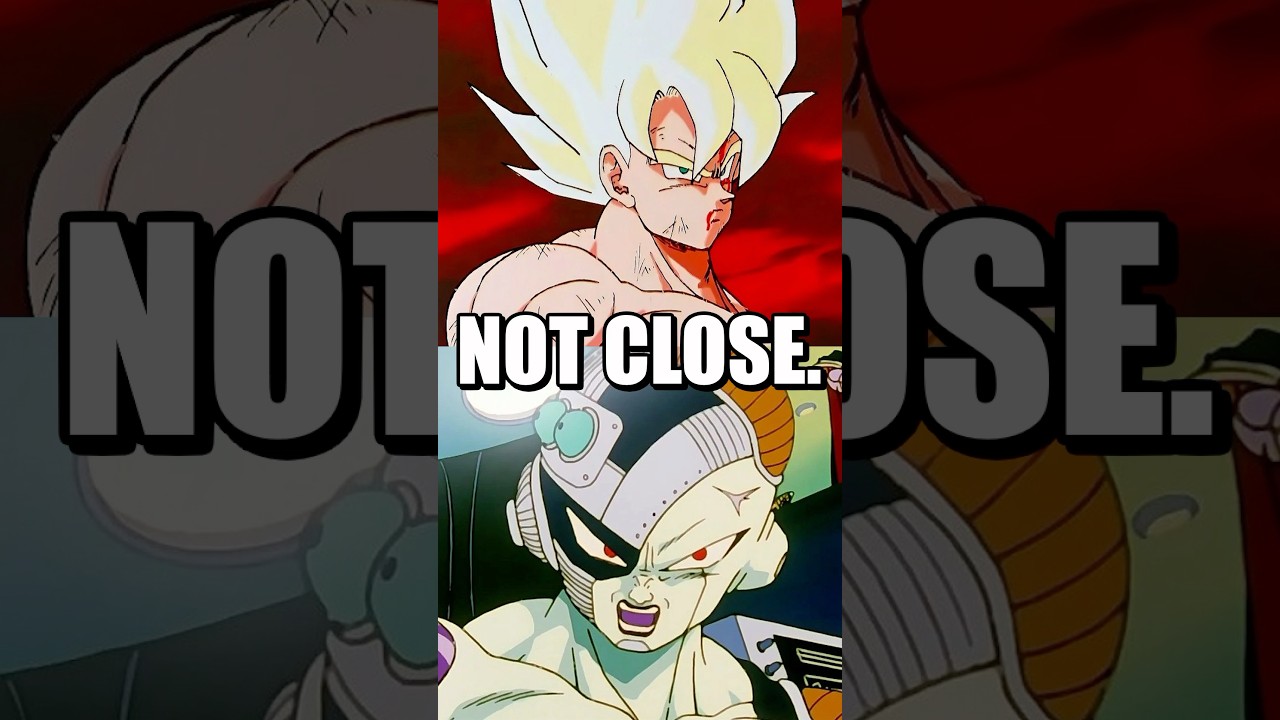SSJ Goku (Namek) VS Mecha Frieza is NOT Close.