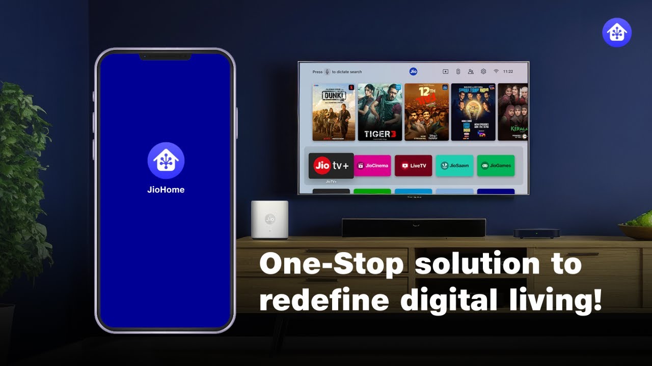 JioHome app - Redefine your digital experience with - MyRemote | MySafeNet | MyNetwork