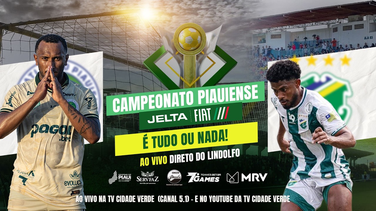 Atlético-PI x Altos | AO VIVO |  Campeonato Piauiense Jelta Fiat 2026 - Semifinal (Volta)