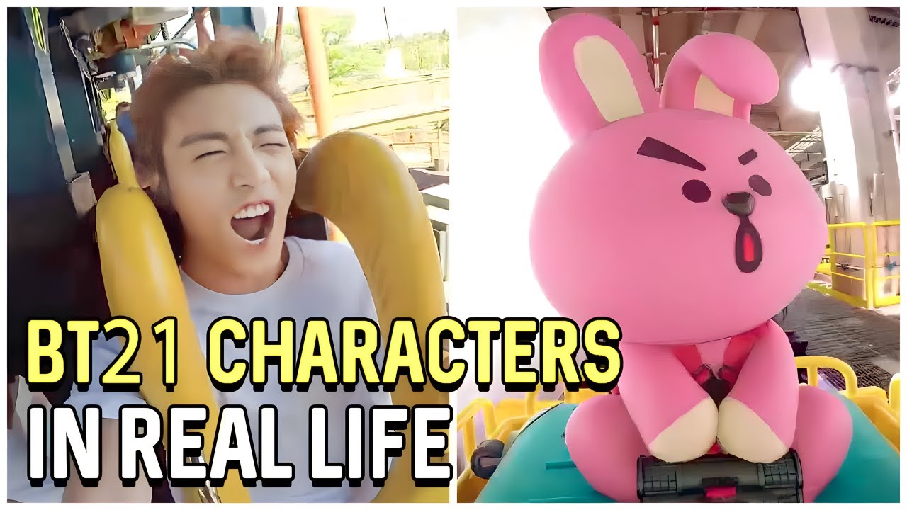 BT21 Characters in Real Life (BTS Vs BT21)
