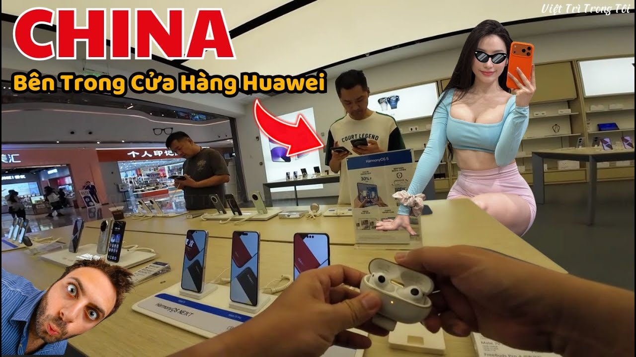 Tham Quan Cửa Hàng Huawei Tại Trung Quốc | Huawei Store Tour in China