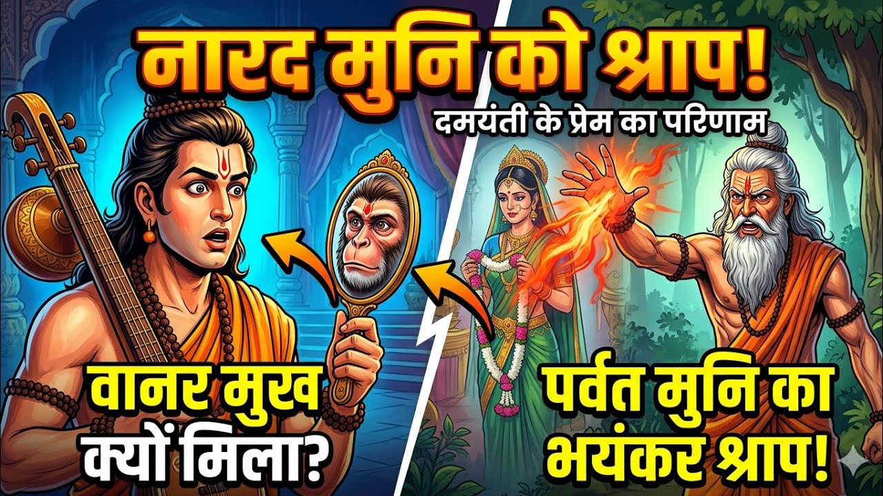 “नारद मुनि को मिला शाप!”/““प्रेम ने बदल दिया भाग्य!”#youtube#viralvideo 