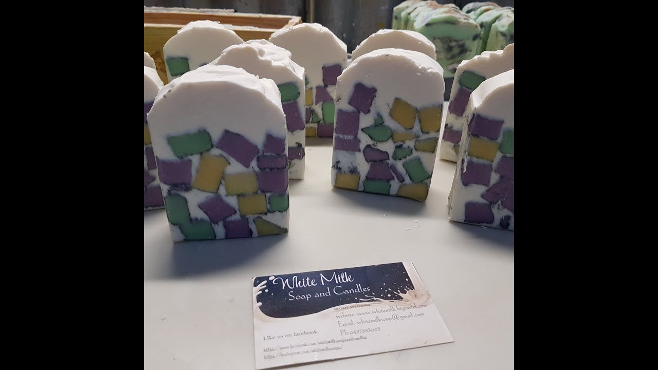 Making cold process soap